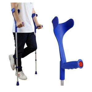 Forearm Crutches Walking Adjustable Height Open Cuffs